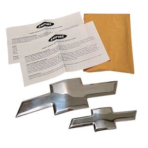 GM Authorized Replacement Empire Chrome Billet Bowties 2015-2020 Chevy Tahoe